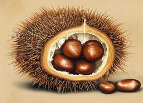 板栗的果实结构图（板栗的果实结构图片）