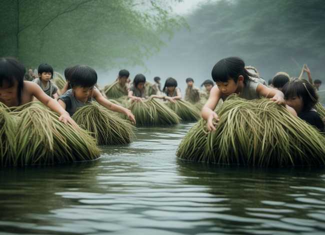 草船借箭儿童故事背景图,草船借箭少儿故事插图 草船借箭儿童故事背景图,草船借箭少儿故事插图