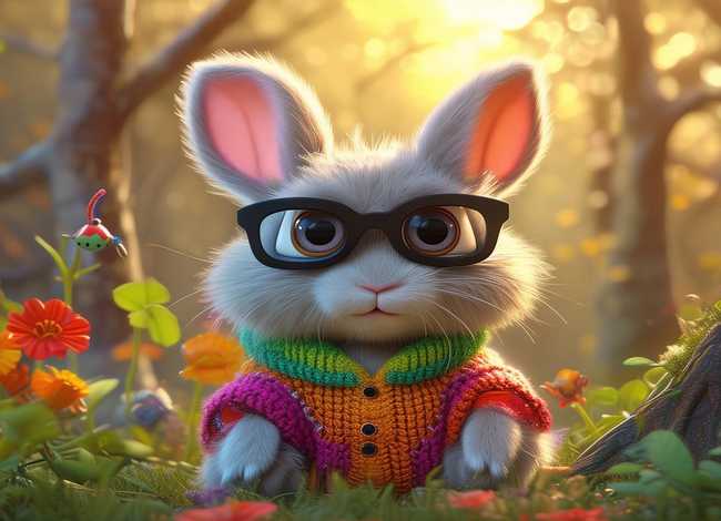 小兔近视了幼儿故事 - 小兔近视了幼儿故事教案