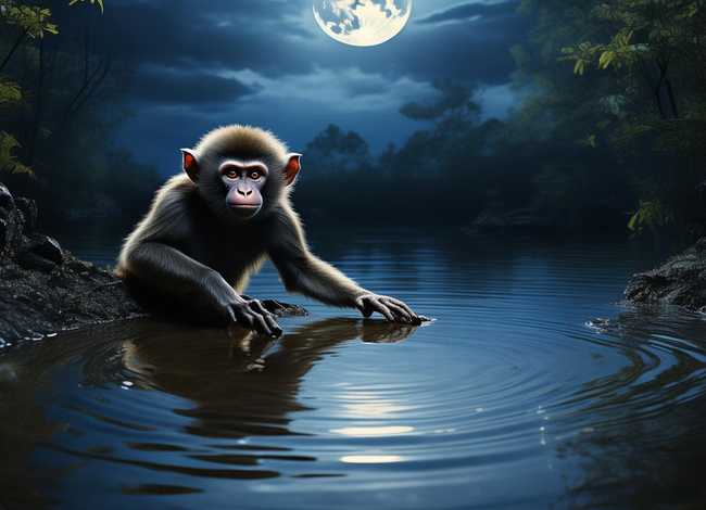 猴子捞月亮的故事，猴子捞月亮的故事睡前故事