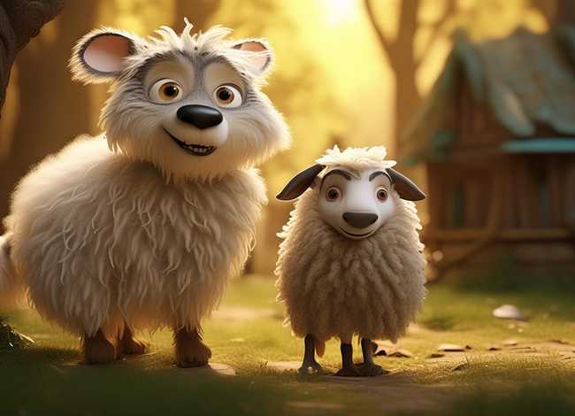 儿童故事害怕羊的狼；害怕羊的狼的故事