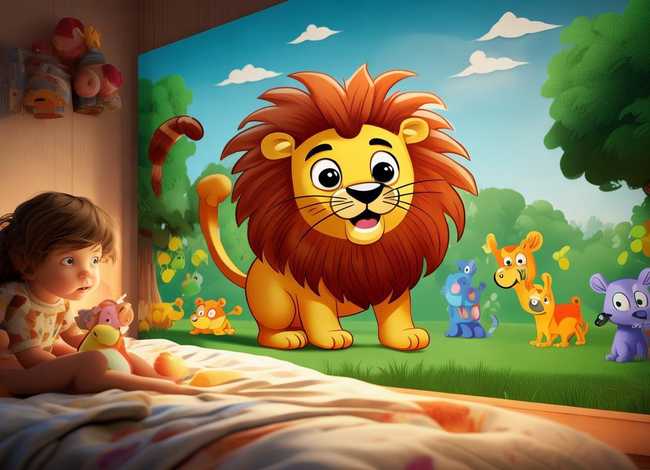 儿童睡前经典故事小狮子（儿童睡前经典故事爱说大话的狮子）