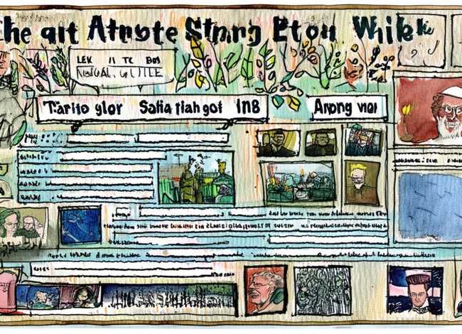 艺术家的故事手抄报，艺术家的故事手抄报模板