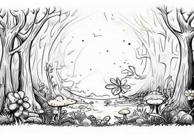 童话插图，童话插图简笔画