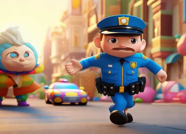 警察抓坏人视频儿童故事；儿童警察抓坏人的故事视频