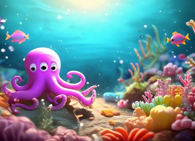小章鱼的儿童故事，小章鱼的故事幼儿