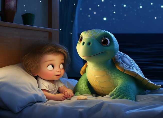 儿童睡前故事海龟的故事，小海龟睡前故事