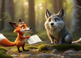 狐狸和狼的故事儿童版 狐狸和狼的故事文字版