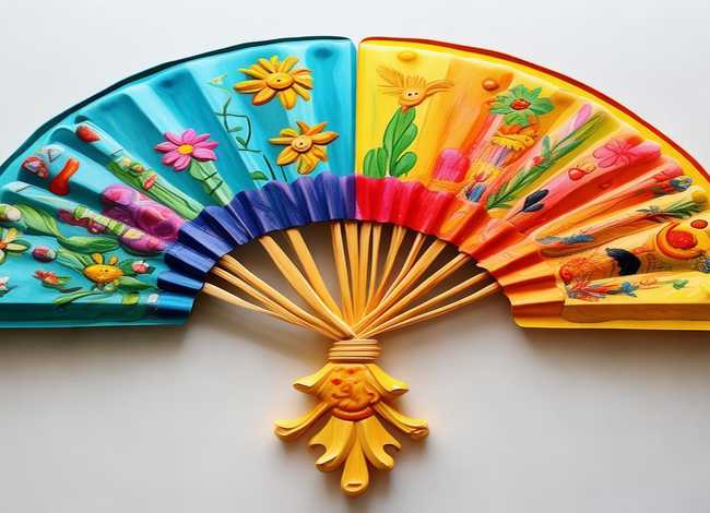 儿童扇子的样子、儿童扇子的样子图片