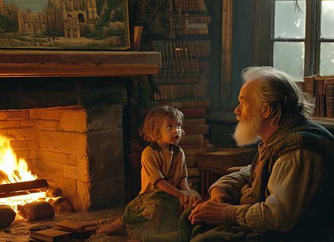 过去的儿童故事；讲述过去的故事