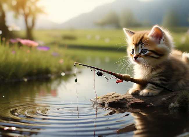 小猫钓鱼的故事完整版视频，小猫钓鱼的故事完整版视频下载