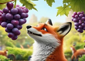 狐狸和葡萄成语故事儿童版（狐狸和葡萄幼儿园成语故事）