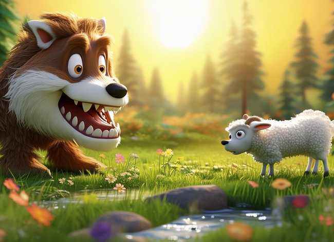 大灰狼和小羊的故事儿童视频大全，大灰狼与小羊的故事视频