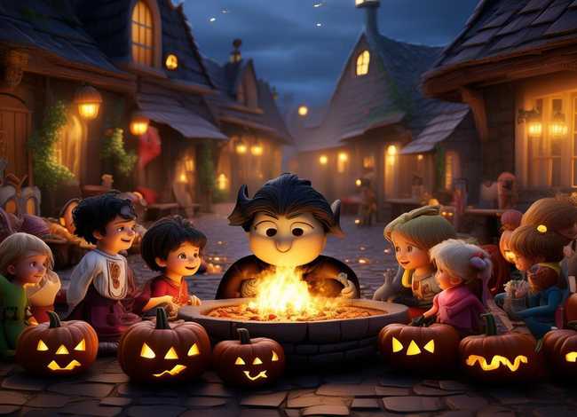万圣节故事儿童、万圣节的幼儿故事