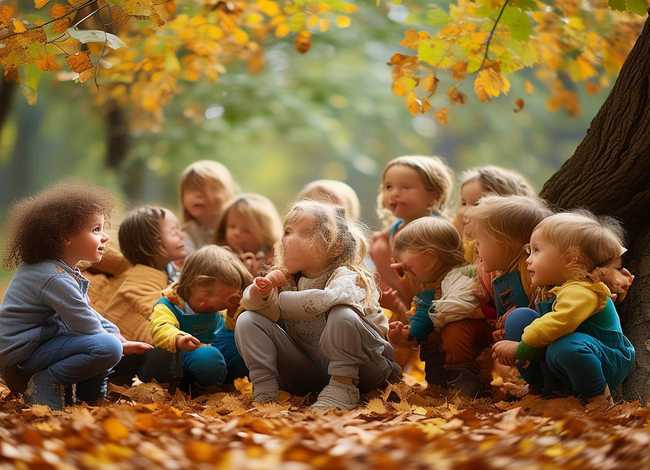 落叶课程故事、幼儿园课程故事落叶