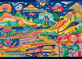 和绘本故事有关的儿童美术画，有关绘本故事的手抄报