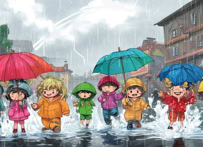 雨天小故事漫画儿童版 雨天小故事动漫完整版