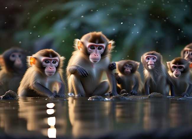 儿童故事猴子捞月大体概括 - 猴子捞月故事概括20字