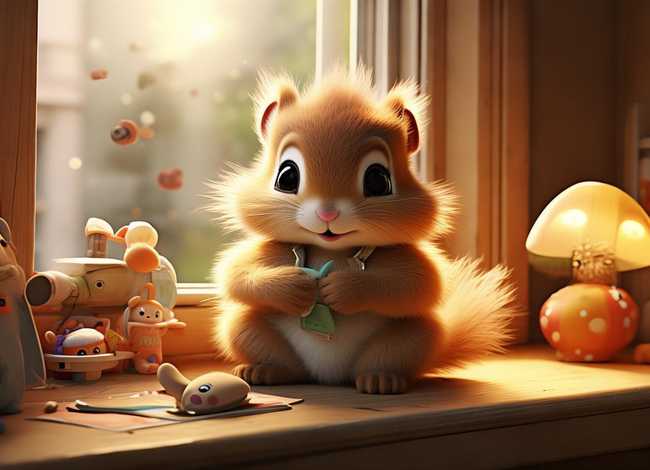 松鼠儿童早教故事；睡前故事松鼠