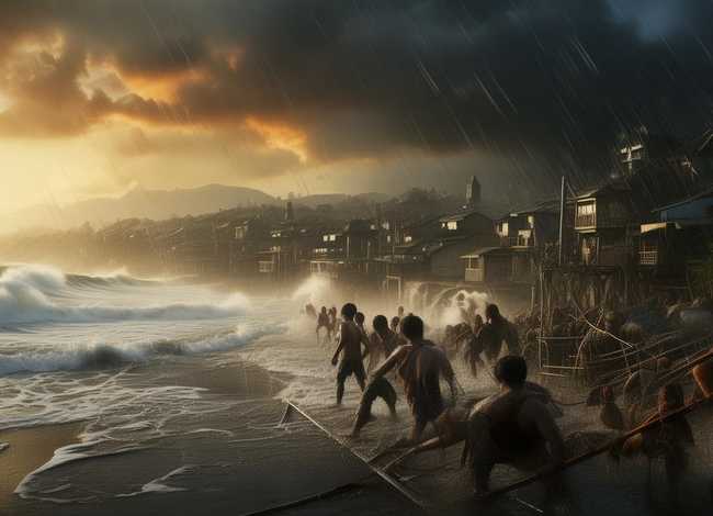 台风天的故事 台风天的故事作文