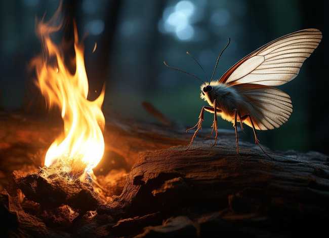 飞蛾扑火的故事300字；飞蛾扑火的故事300字左右