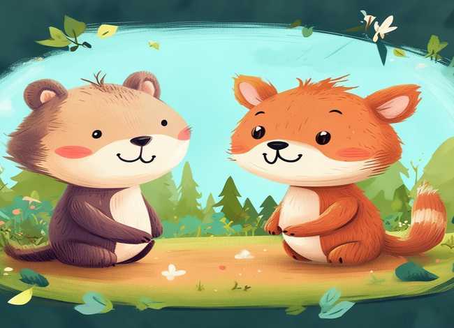 好朋友故事绘本图片、好朋友故事绘本图片简笔画