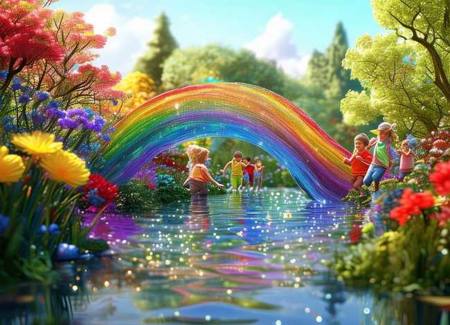 儿童故事彩虹，幼儿园彩虹故事