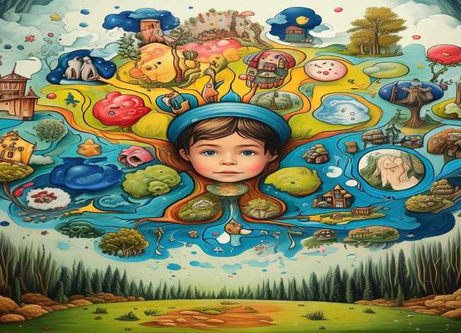 童年故事山思维导图 - 故事《童年》思维导图