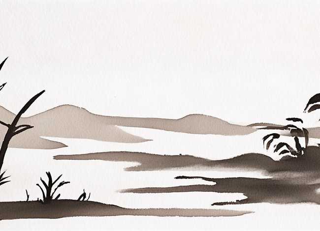 儿童水墨画 简单 儿童水墨画简单的图片 入门