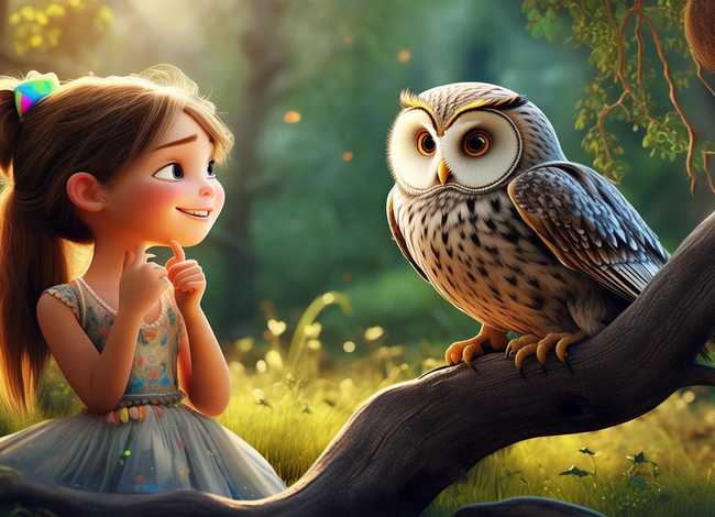 儿童故事聪明的姑娘；聪明的小姑娘故事