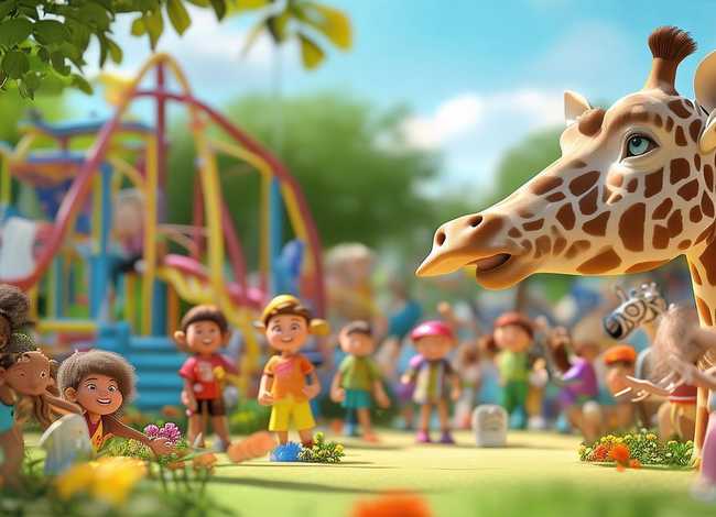 儿童分享动物园ppt - 幼儿园动物园ppt图片