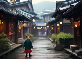 杨幂童年故事，杨幂海量童年照