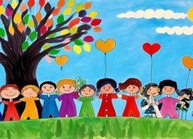 感恩主题儿童绘画 - 感恩主题儿童绘画图片