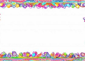 幼儿园画报边框简笔画 幼儿园手抄报边框简笔画可爱