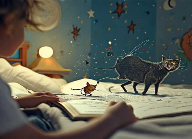 儿童睡前故事英文版猫和老鼠；猫和老鼠的故事英文版带翻译