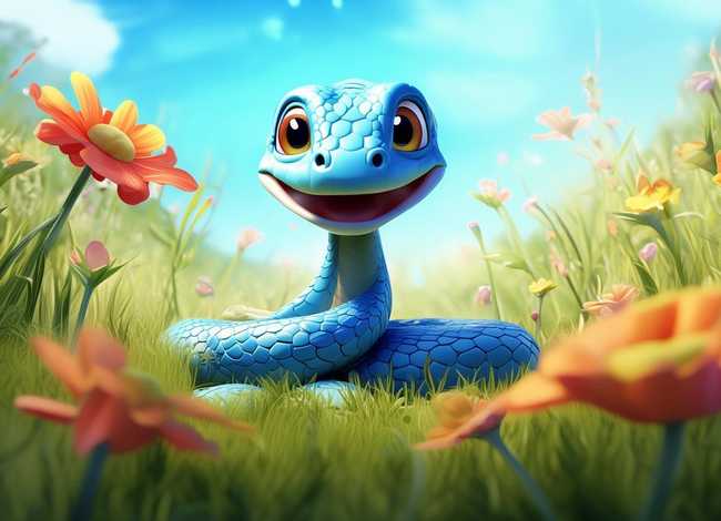 儿童小蛇故事书0-3岁 小蛇宝宝的故事