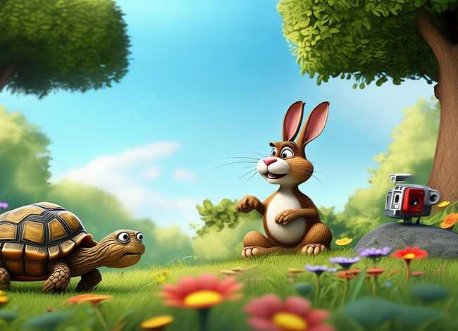龟兔赛跑儿童故事（龟兔赛跑的故事 幼儿 视频播放）
