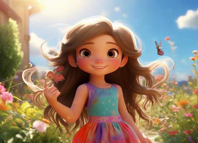 儿童美女图片画 儿童美女图片画画