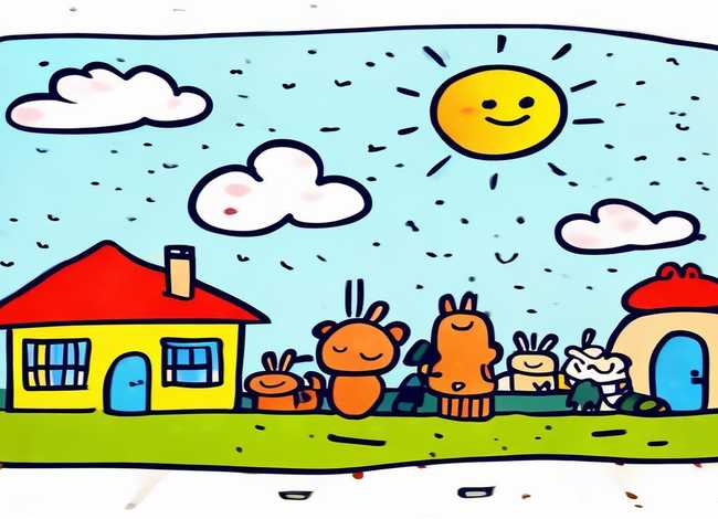 3-4岁儿童简笔画，3-4岁宝宝简笔画