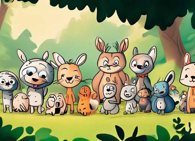 动物故事简笔画简单又好看 - 动物故事简笔画简单又好看图片