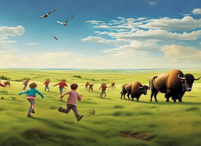 儿童大草原故事；大草原的故事