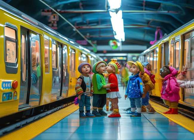 地铁故事儿童科普版 幼儿地铁的故事