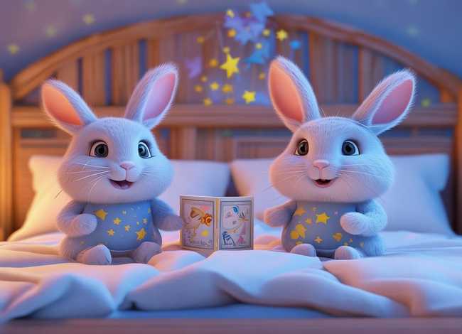 两只兔子的故事儿童绘本（两只兔子的睡前故事）