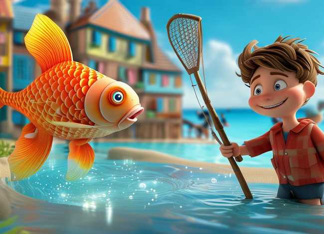 渔夫和金鱼的故事小学生版，渔夫和金鱼的故事小学生版读后感