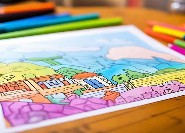 儿童填色故事打印版简单，儿童填色画打印版简单