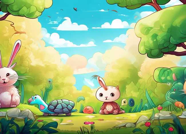 儿童画动物故事画 儿童画动物范画