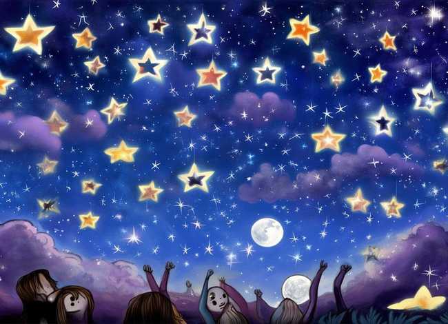 星星的儿童古诗；关于星星的幼儿诗