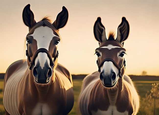 儿童睡前故事马和驴子；马和驴子寓言故事