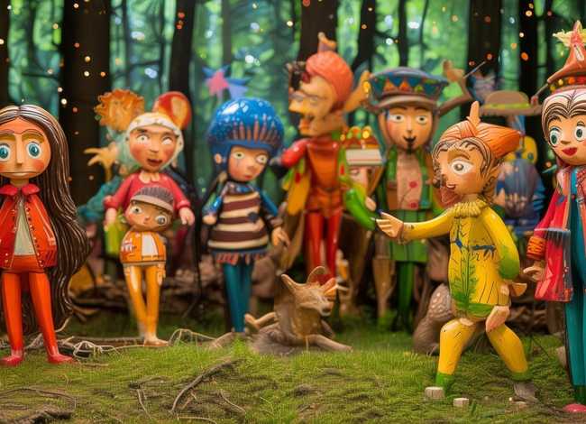 儿童木偶故事 - 幼儿木偶奇遇记故事
