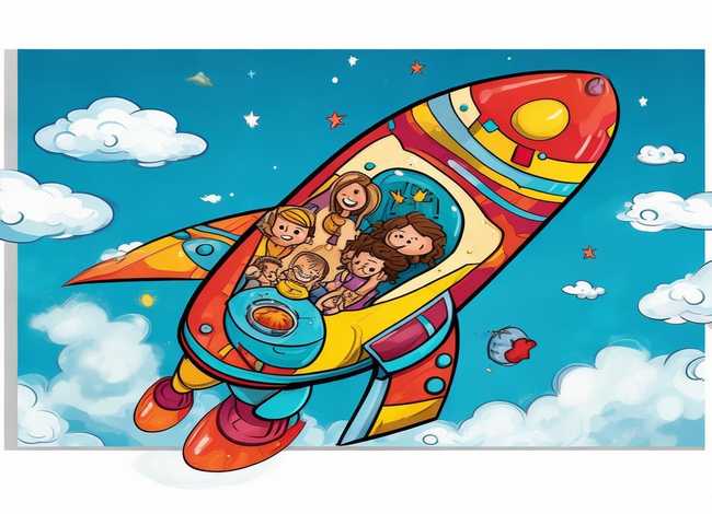 儿童火箭故事书3-6岁，幼儿园火箭故事